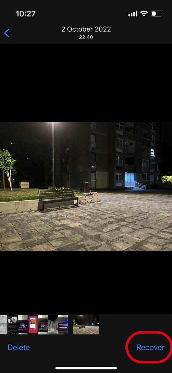 Vraćanje obrisanih slika iPhone 5.jpg