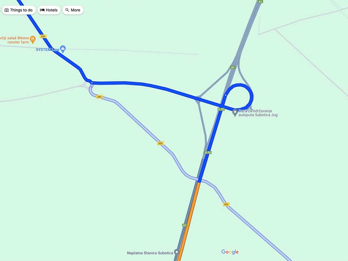 Google Maps glavna i alternativna ruta 3.jpg