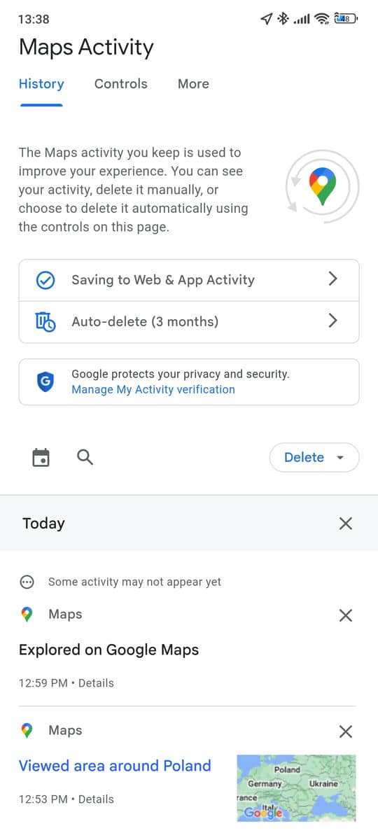 Kako obrisati Google Maps istoriju na telefonu 6.jpg