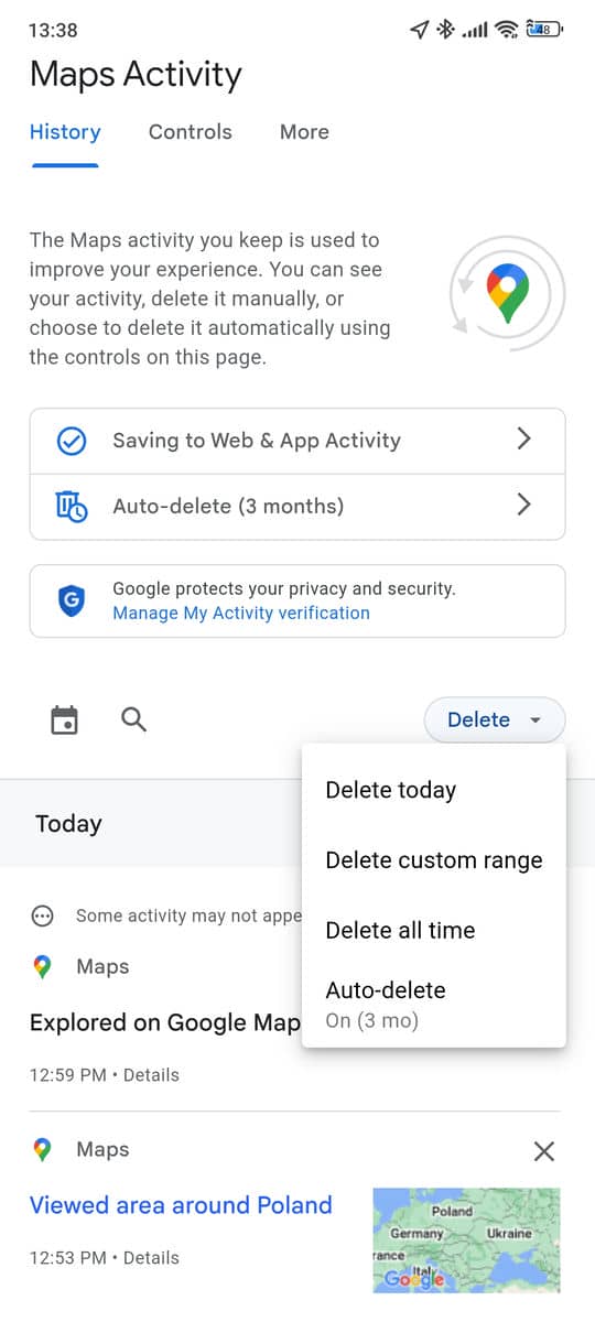 Kako obrisati Google Maps istoriju na telefonu 2.jpg