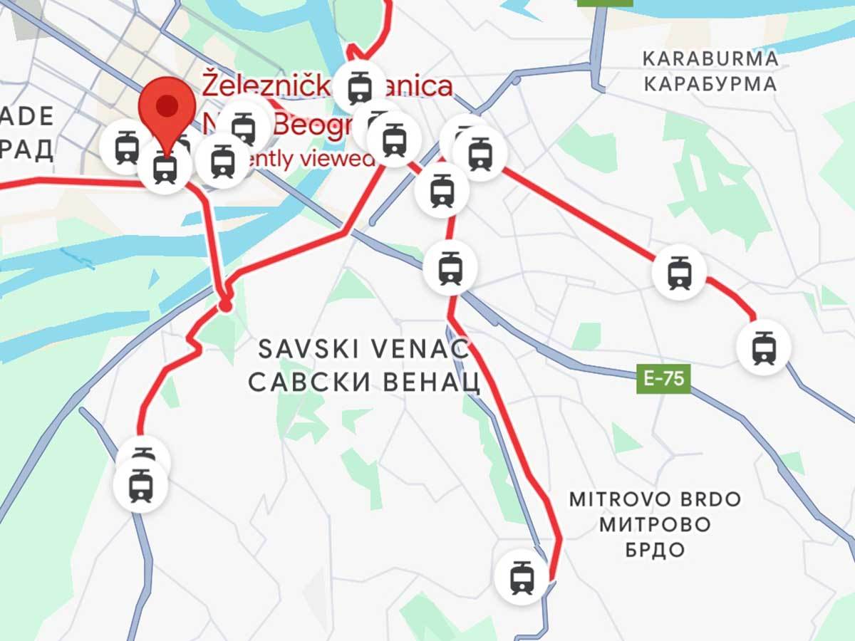 Google Maps ruta i lokacija gradskog prevoza 3.jpg