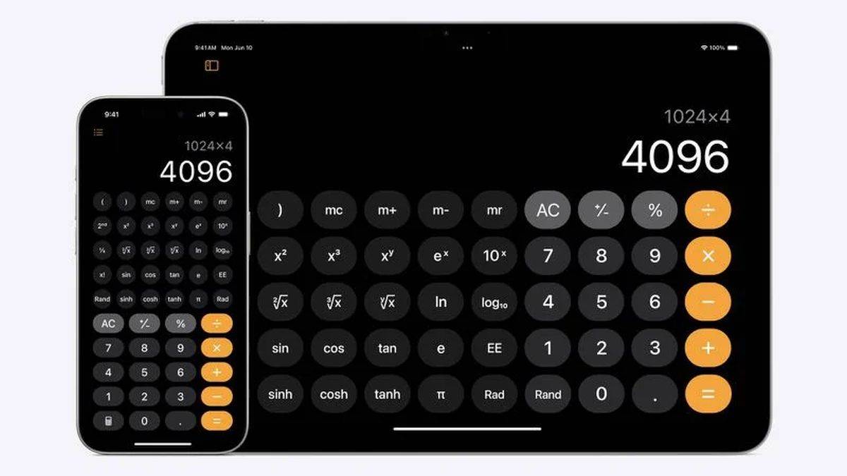 Calculator App _ Apple iPadOS 18 _ kalkulator aplikacija _ Foto Apple (5).jpg