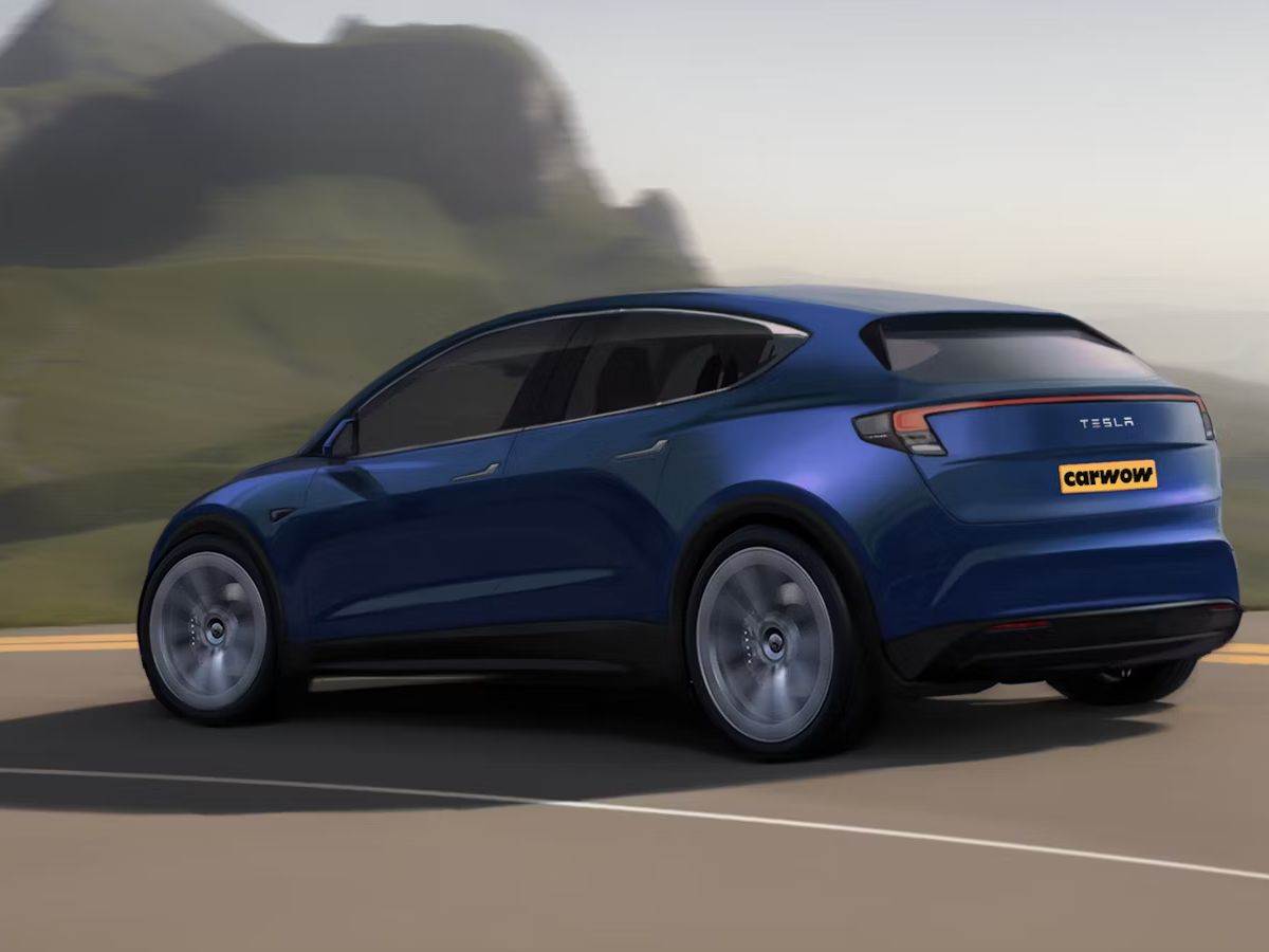 Tesla _ jeftini model _ render _ Foto Printscreen Carwow.co.uk.jpg