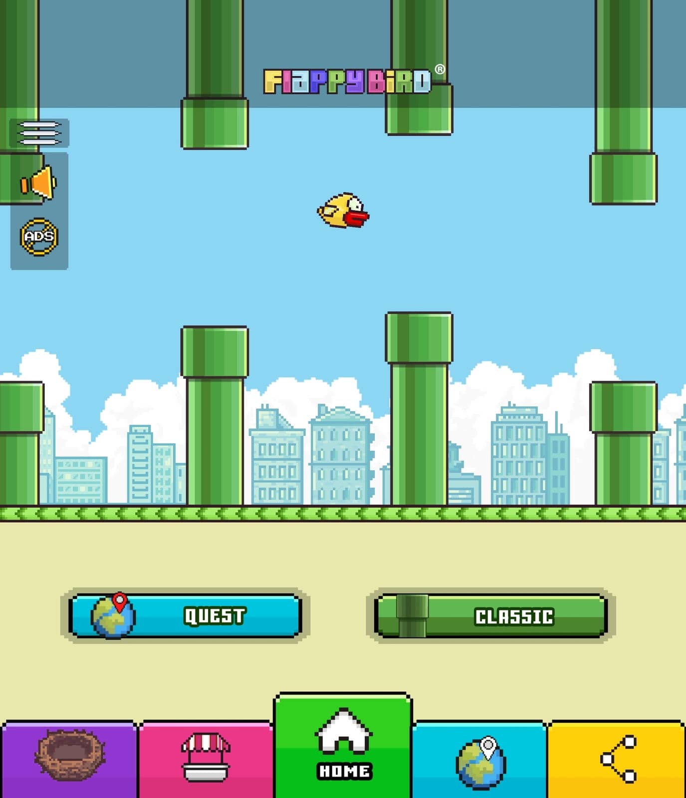 Flappy Bird gejmplej slika 2.jpg