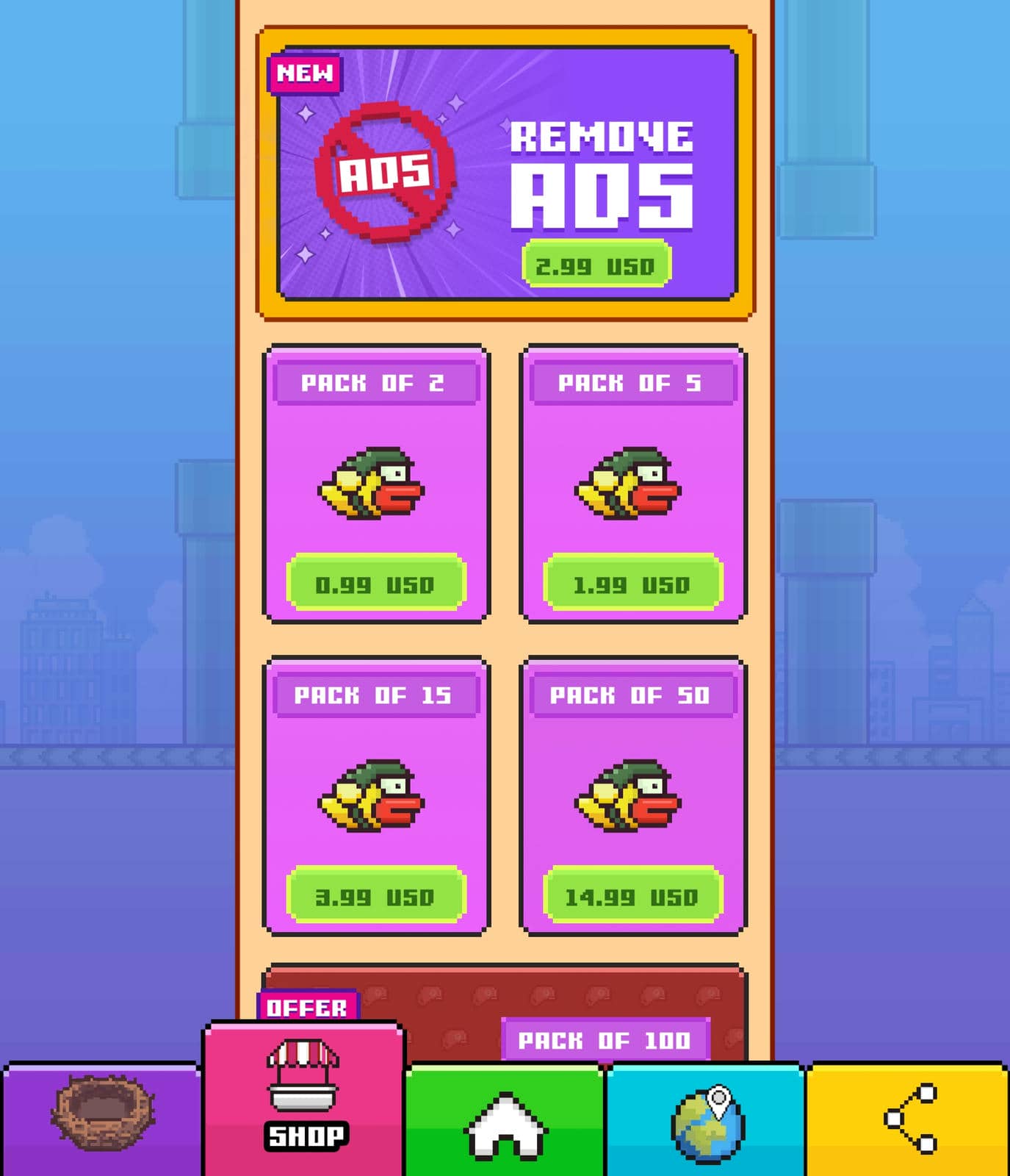 Flappy Bird gejmplej slika 5.jpg