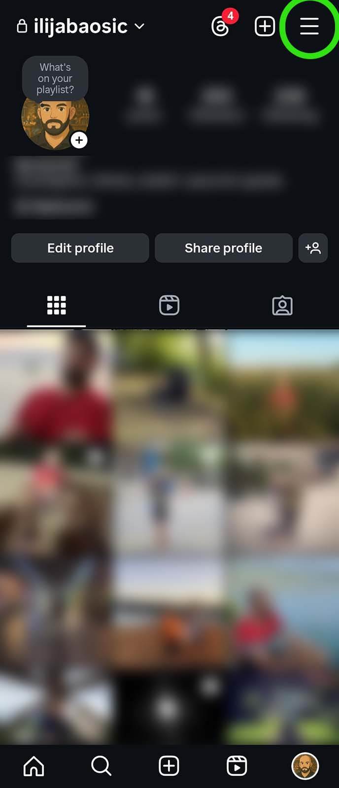 Kako vratiti obrisane slike na Instagramu korak 2.jpg