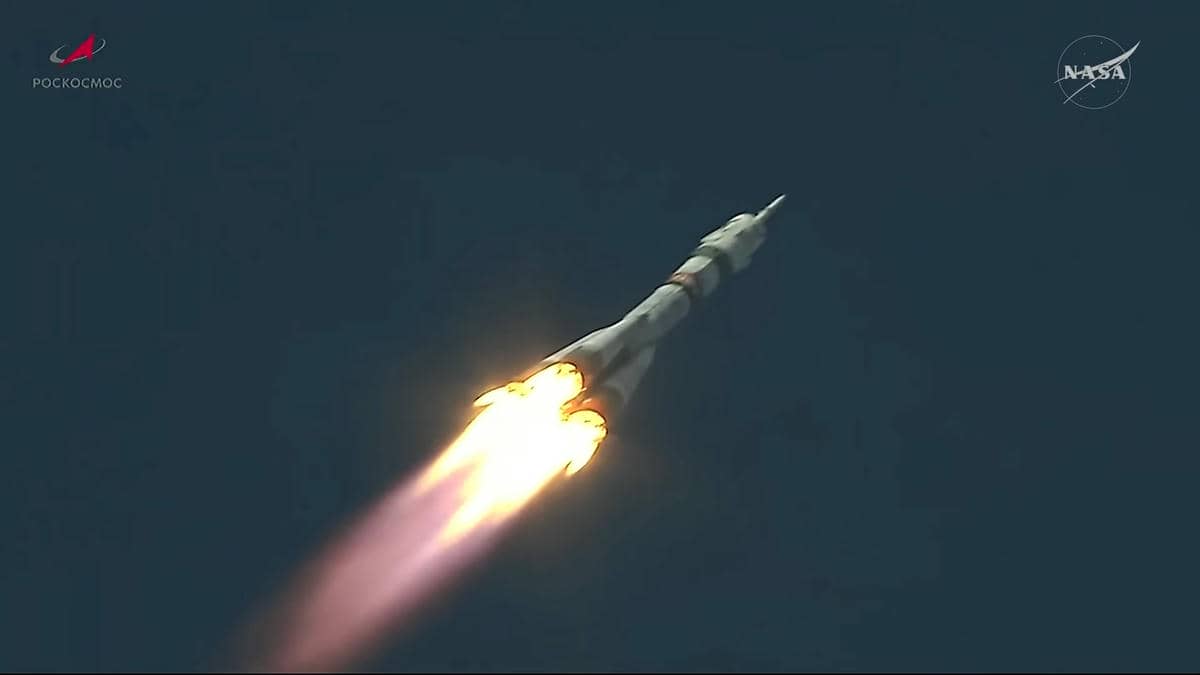 NASA Astronaut Chris Williams Soyuz MS-28 Launch 1-2-24 screenshot.jpg
