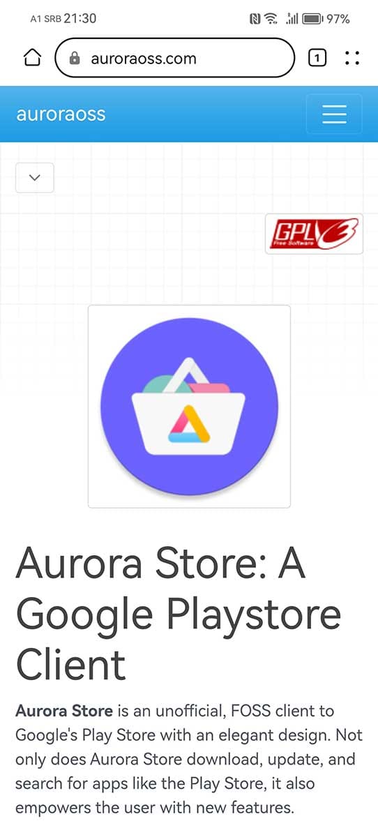 Aurora Store instalacija 1.jpg