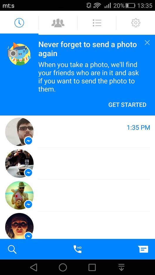 Facebook Messenger promenio izgled, redizajniran Material Design