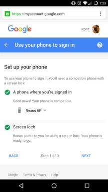 Google login bez lozinke