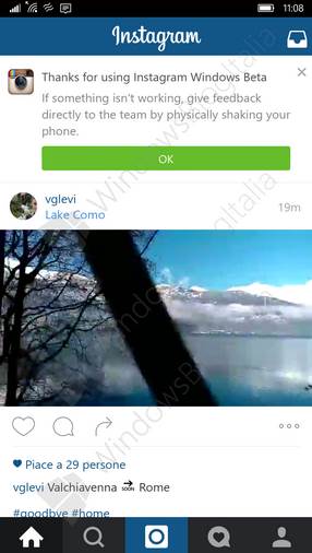 Instagram Windows 10 univerzalna aplikacija za Windows 10 PC i Windows 10 Mobile