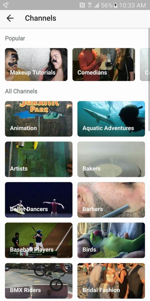 Instagram Channels video umesto YouTube videa