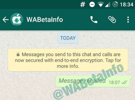 whatsapp brisanje poslatih poruka