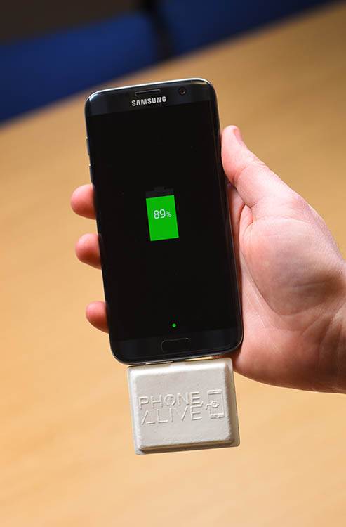 Phone Alive papirne baterije za mobilni telefon lako punjenje cena