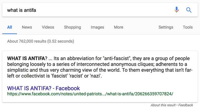 Google Snippets ponekad daju pogrešne ingormacije