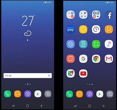 Samsung Galaxy S8 korisnicki interfejs foto 