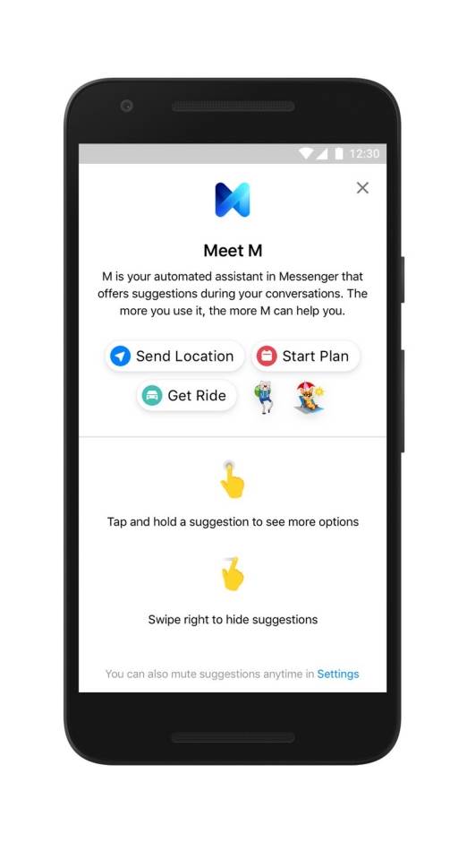 Facebook M chatbot kraj 19. januara