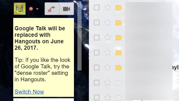 Google Talk se gasi, menja ga Hangouts