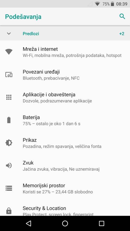 Android O duže trajanje baterije