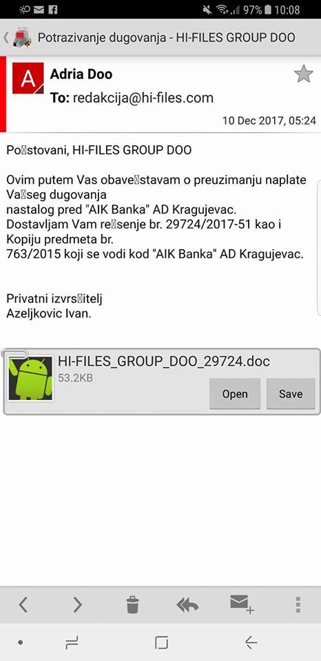 Virus Spider Adria DOO Ivan Azeljkovic kako se zaštititi, Ransomware otkup