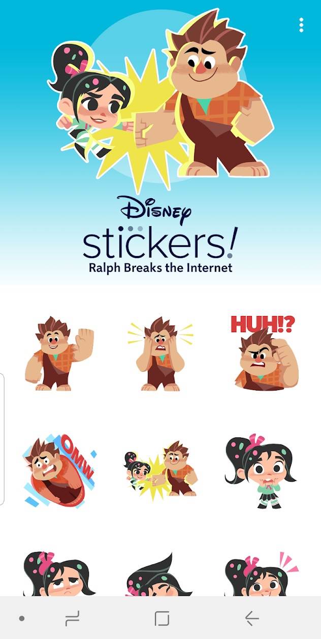 WhatsApp stickers Disney Ralph Breaks the Internet iOS i Android download