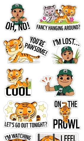 Viber WWF Tigrovi stickers, Viber Tigrovi akcija, Viber WWF Tigers action