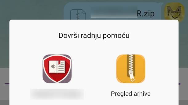 Viber slanje Zip i svih drugih fajlova
