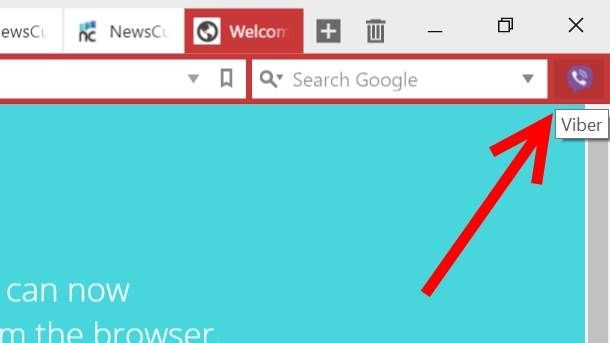 Viber Chrome Vivaldi ekstenzija