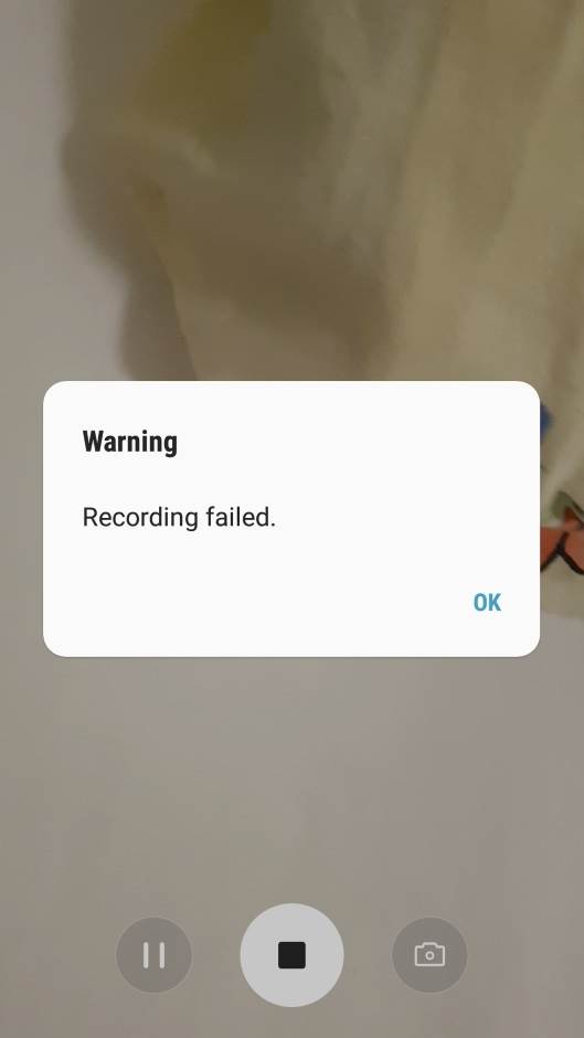 Samsung kameran ne snima video rešenje