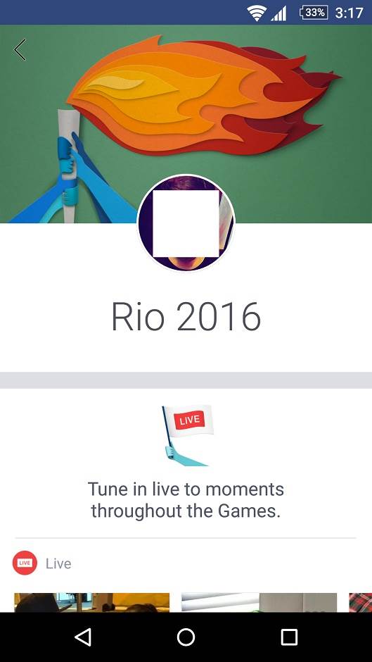 Facebook Rio dodatak u Android aplikaciji