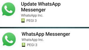 WhatsApp Update lažna WhatsApp aplikacija