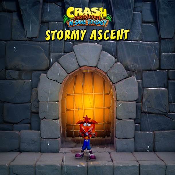 Crash Bandicoot N. Sane Trilogy Stormy Ascent najteži nivo