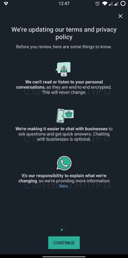 whatsapp aplikacija ceo will cathcart uslovi korišcenja privatnost podataka facebook