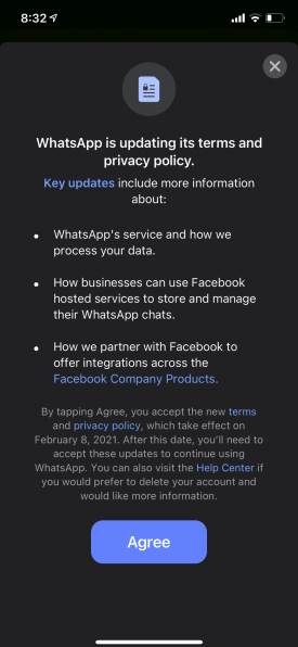 whatsapp aplikacija bezbednost podataka facebook integracija 8. februar pravila korišcenja