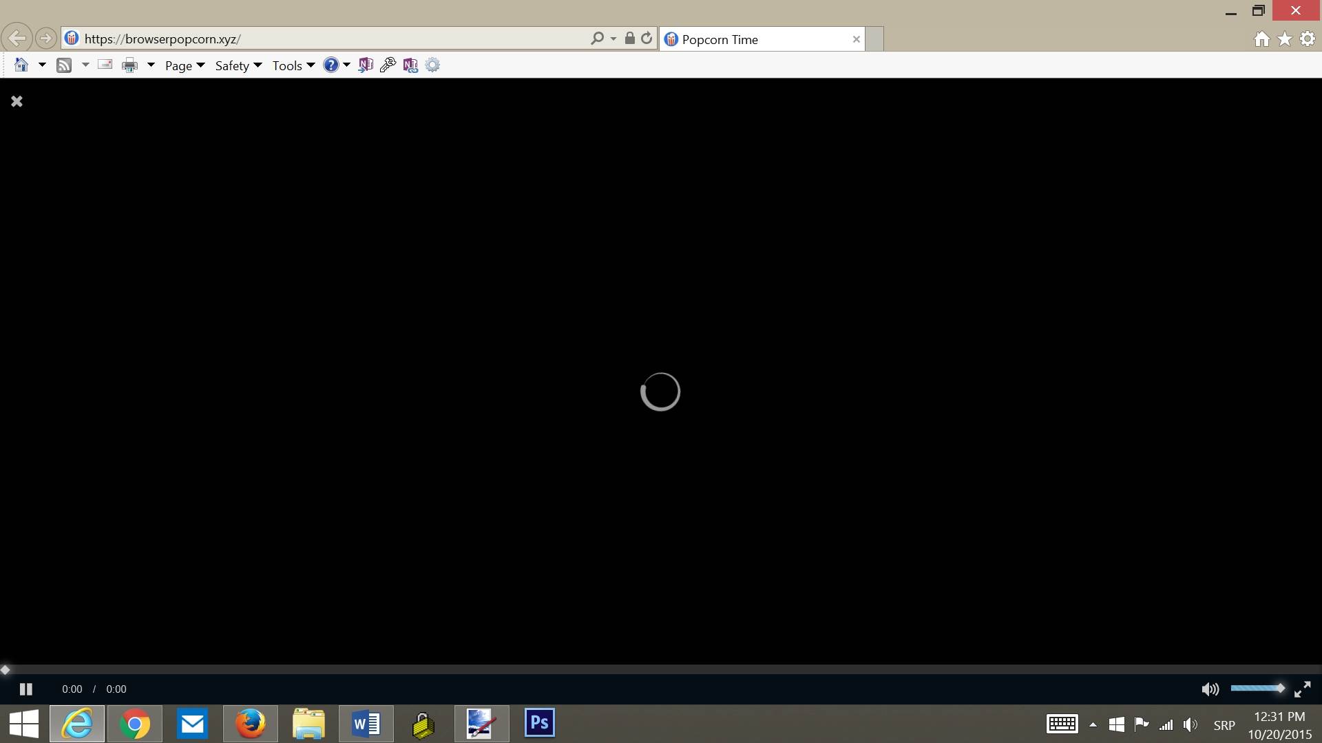 PopCorn Time nedostupan, PopCorn Time sajt ne radi, PopCornTime.ch sajt suspendovan