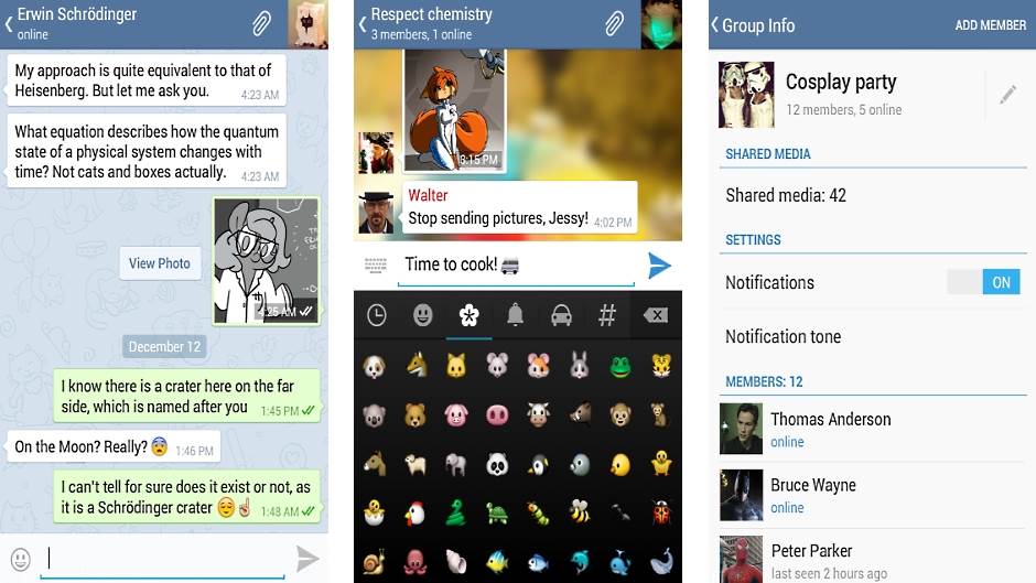 telegram dopisivanje aplikacije whatsapp reklame