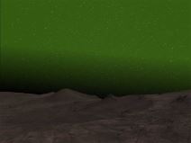 Zeleno noćno nebo na Marsu