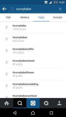 Instagram zabranjeni termini, pretraga, rezultati pretrage