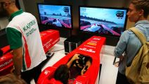 Formula 1 simulator Kaspersky Lab IFA 2016 Berlin