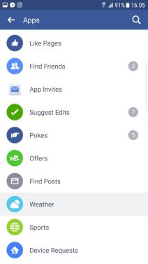 Facebook vremenska prognoza kako je pronaci, kako je koristititi