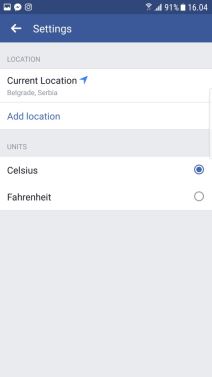 Facebook vremenska prognoza kako je pronaci, kako je koristititi