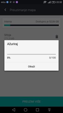 Here WeGo mape Srbije besplatna GPS navigacija