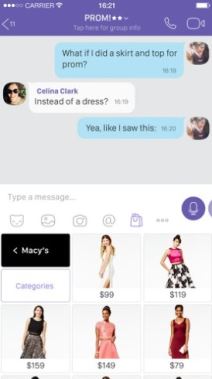 Viber kupovina u aplikaciji