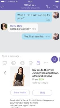 Viber kupovina u aplikaciji