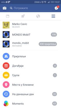 Facebook raketa nestala iz aplikacije