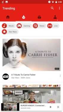 YouTube video umanjen prikaz se menja