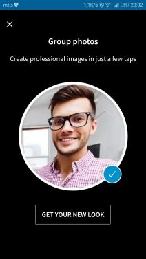 LinkedIn filteri za profilnu sliku