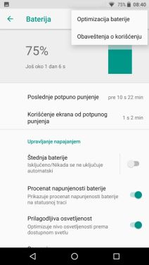 Android O duže trajanje baterije