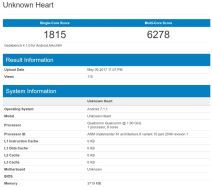 HMD Global Nokia telefoni Geekbench test Qualcomm cipset 