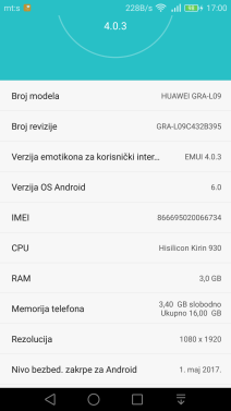 Huawei P8 Srbija update Marshmallow Android EMUI 4.0.3